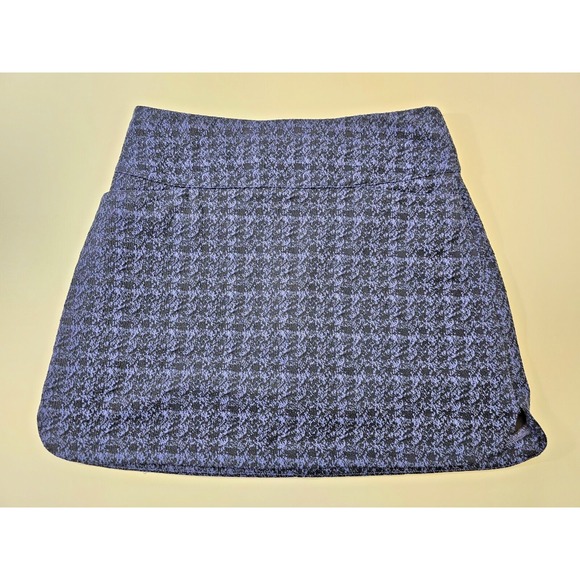 LADY HAGEN Women's Large Blue Knit‎ Golf Skort Skirt With Shorts & Pockets EUC - Picture 3 of 9
